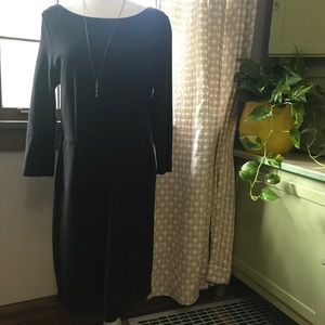 GAP long-sleeved, warm black dress size 14
